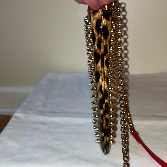 Christian Louboutin Loubiposh Animal print Crossbody Clutch - Picture 7 of 17